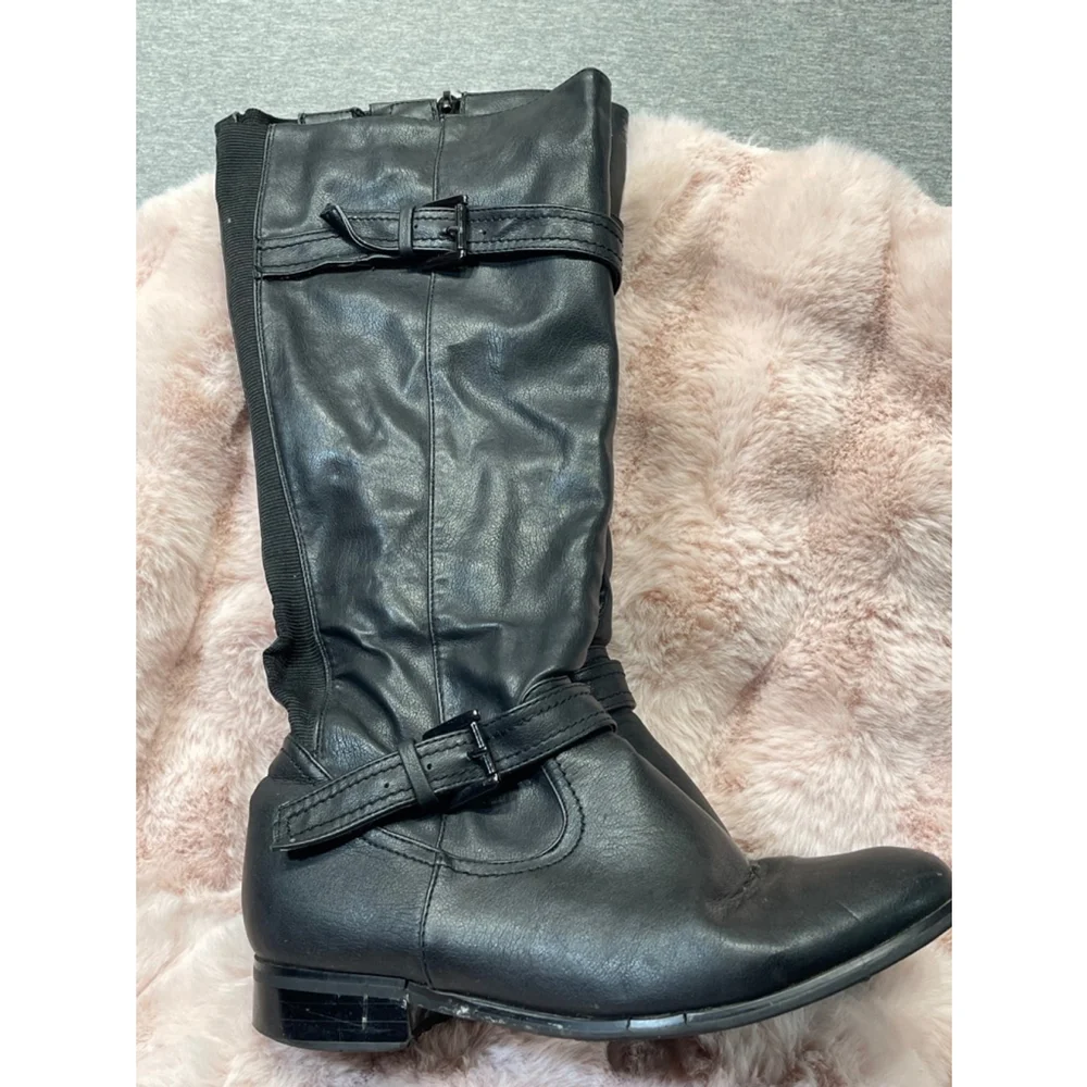 Women's Pierre Dumas Boots, Black, Size 8M